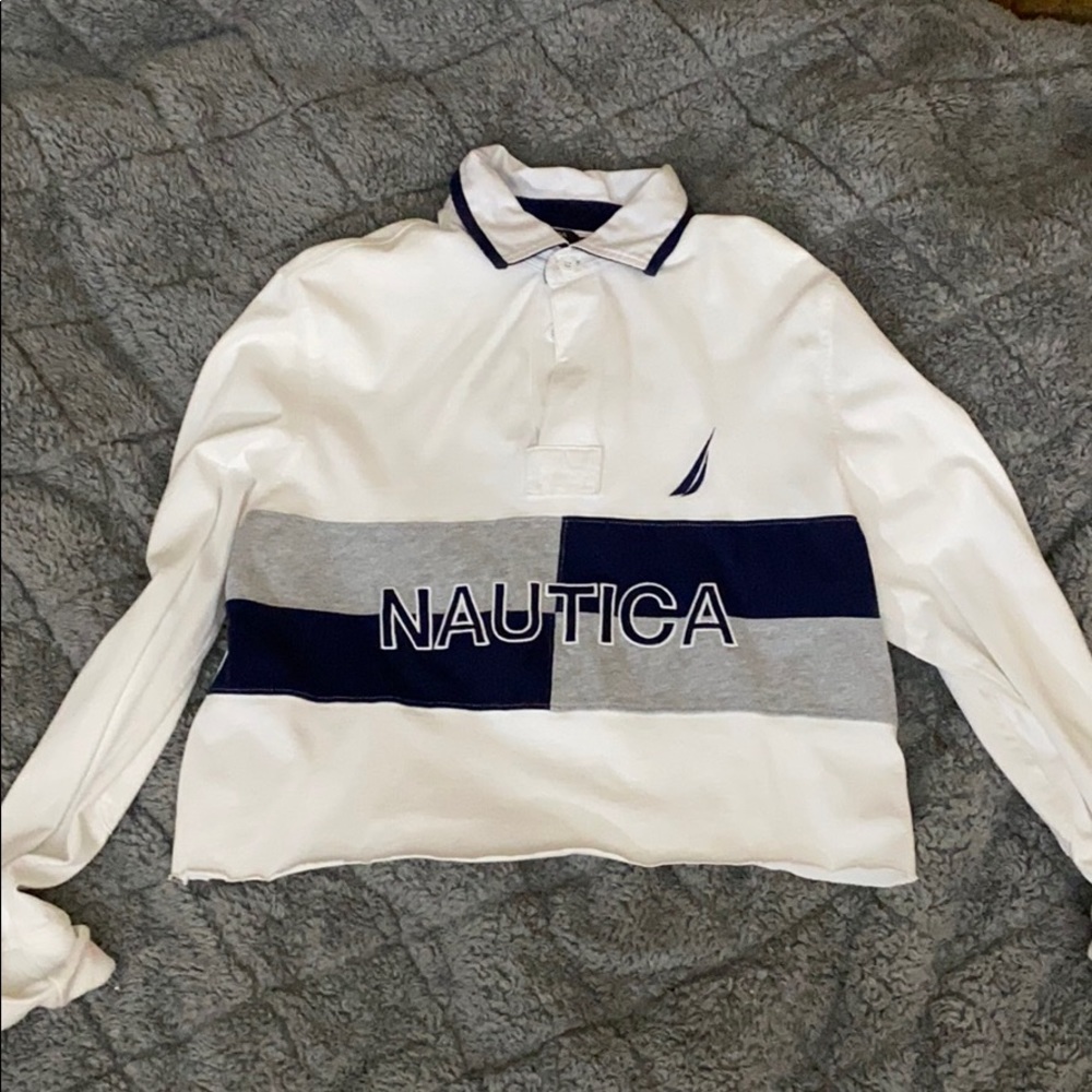 nautica cut off polo